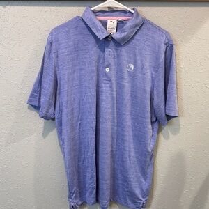 Puma Men's Light Blue Polo Shirt